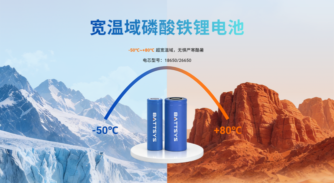 丰江宽温锂电池 | -50℃~+80℃无惧严寒酷暑